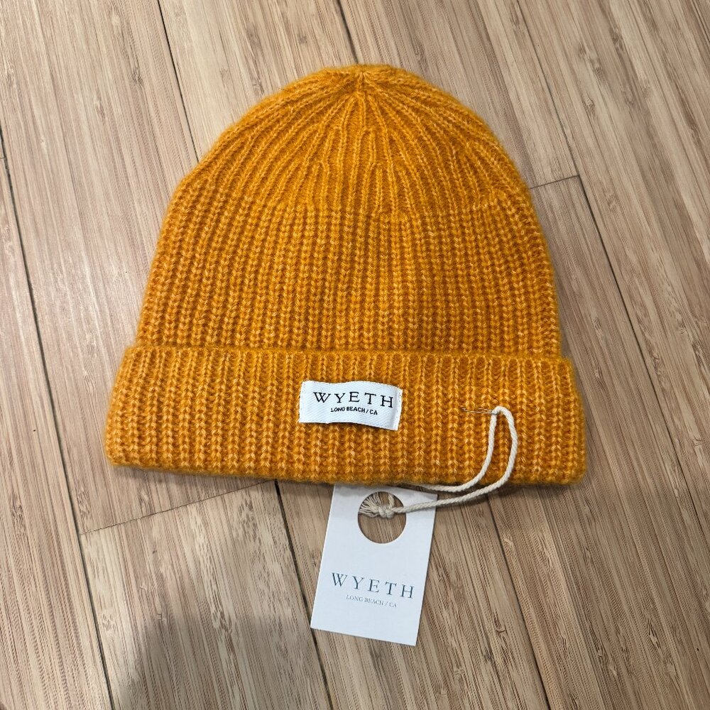 Brand New with Tags Wyeth Matti Wool Beanie Gold